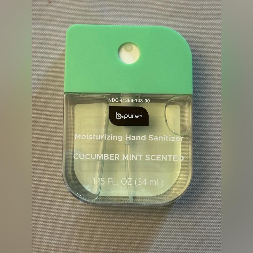 b.pure Moisturizing Hand Sanitizer Cucumber Mint Scented .15 fl oz